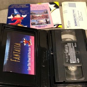 Rare Walt Disney’s FANTASIA Black Diamond VHS
